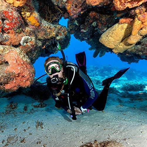 TUSA SP-0101 Hyperdry Elite II Snorkel - Black/Energy Orange