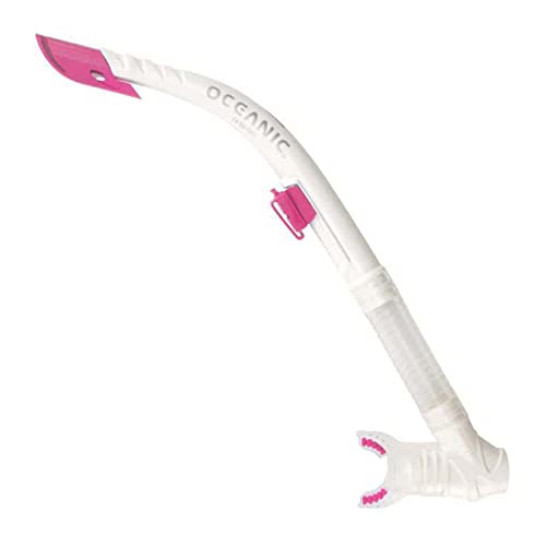 Oceanic ARID Snorkel - White/Pink Color