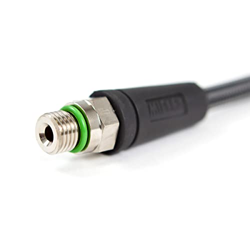 XS Scuba Miflex High Pressure Carbon HD Hoses - 6"