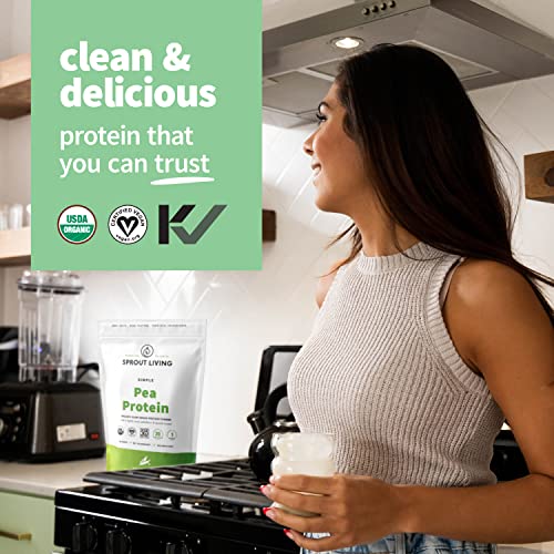 Organic Pea Protein Powder for Vegan Lifestyle (1 lb)