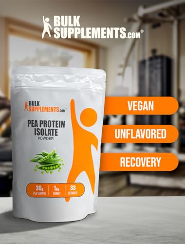 Pea Protein Isolate Powder - Vegan, Plant-Based, 1kg