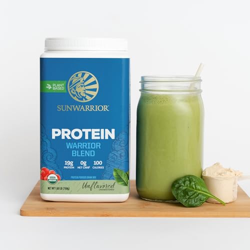 Sunwarrior Warrior Blend: Vegan Protein Powder with BCAAs