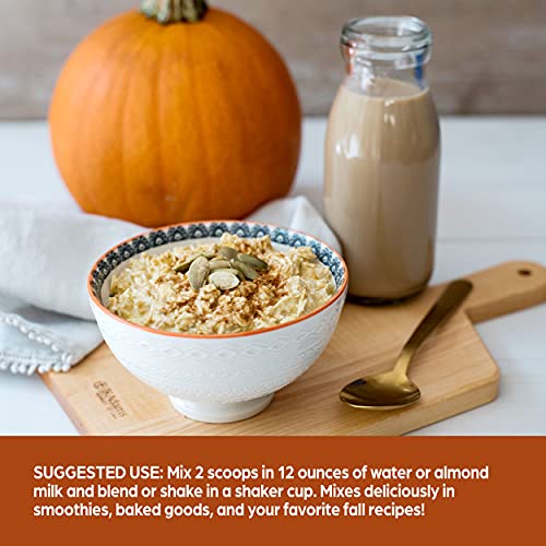 Orgain Organic Pumpkin Spice Vegan Protein Powder - 21g Plant Protein & Prebiotic Fiber
