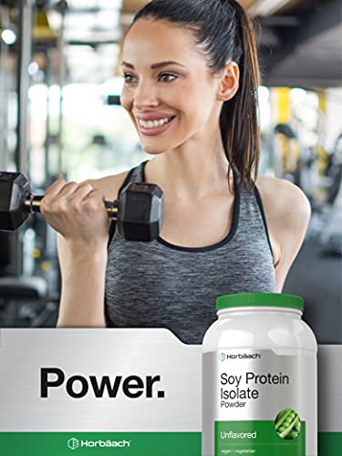 Horbäach 3lb Unflavored Soy Protein Isolate Powder