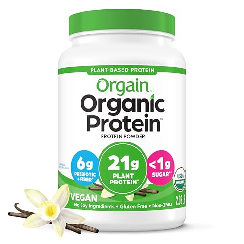 Vanilla Bean Orgain Organic Protein Powder - Plant-Based Vegan
