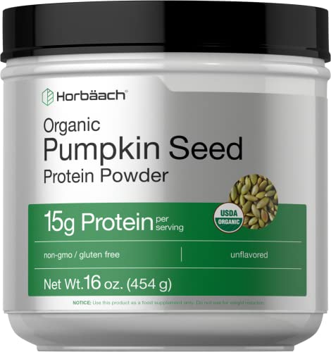 Organic Horbäach Pumpkin Seed Protein Powder | Vegan | 16 oz