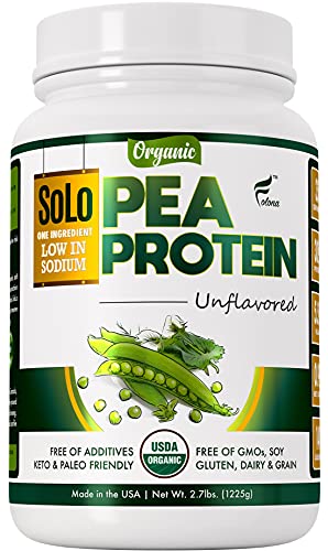 Organic Pea Protein Isolate, Canada Grown, 100% Vegan