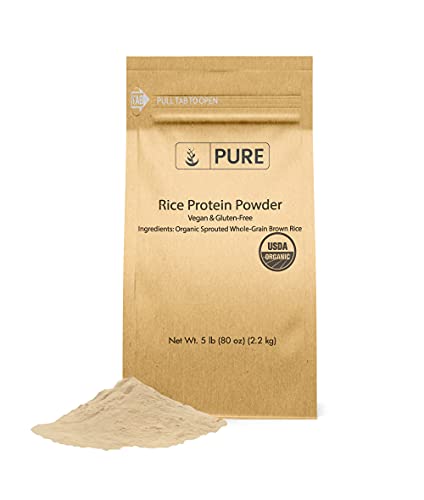Sustainably Sourced Vegan Rice Protein Powder (5 lb)