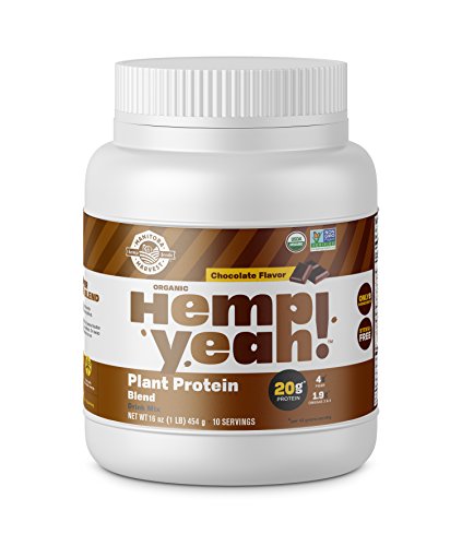 Manitoba Harvest Organic Plant-Based Protein Powder, Chocolate, 16 Oz