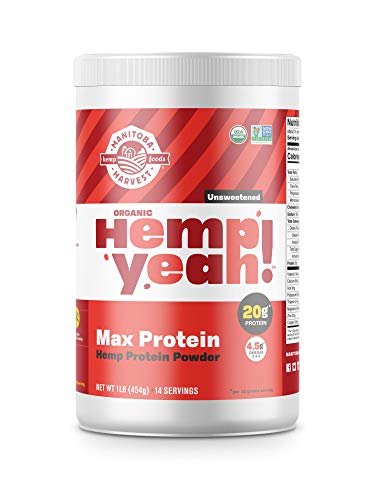 Manitoba Harvest Organic Hemp Protein Powder Unsweetened 16oz
