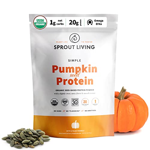 Organic Pumpkin Seed Protein Powder - Plant Based, Vegan