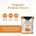 Organic Pumpkin Seed Protein Powder - Vegan, Paleo, Keto