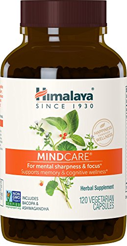 Himalaya MindCare Nootropic Brain Supplement, 120 Capsules