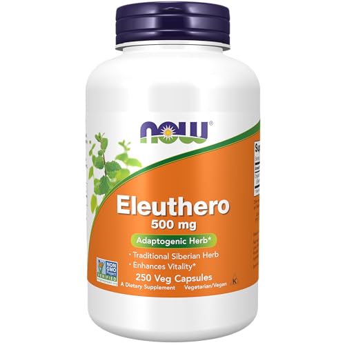 Eleuthero Adaptogenic Herb Capsules, 500 mg, 250 Count