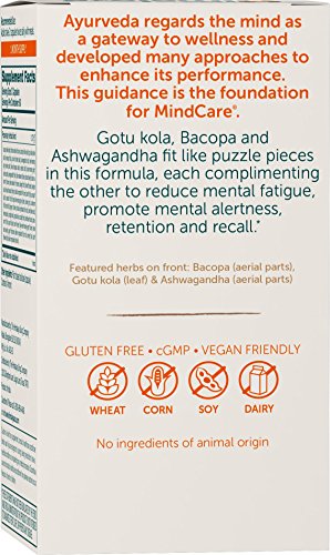 Himalaya MindCare Nootropic Brain Supplement, 120 Capsules
