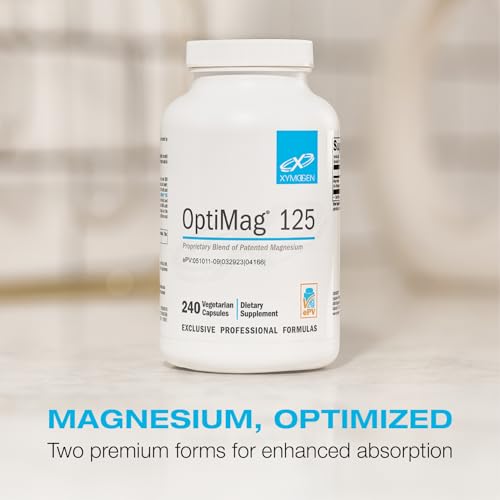 OptiMag 125 - Magnesium Supplement for Nerve, Muscle