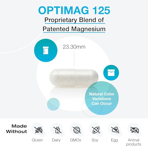 OptiMag 125 - Magnesium Supplement for Nerve, Muscle
