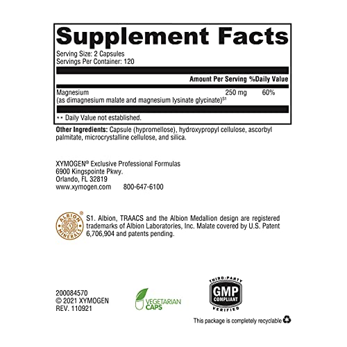 OptiMag 125 - Magnesium Supplement for Nerve, Muscle