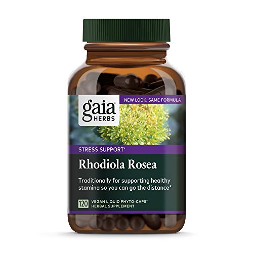 Gaia Herbs Rhodiola Rosea Vegan Capsules - Stress Support