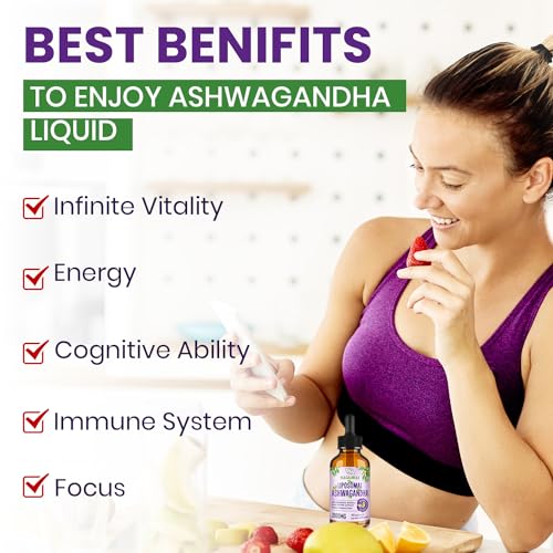 Liposomal Ashwagandha Liquid Drops for Focus and Energy
