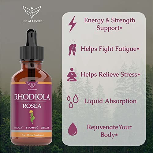 Rhodiola Rosea Extract for Energy, Stamina, Cognitive Support
