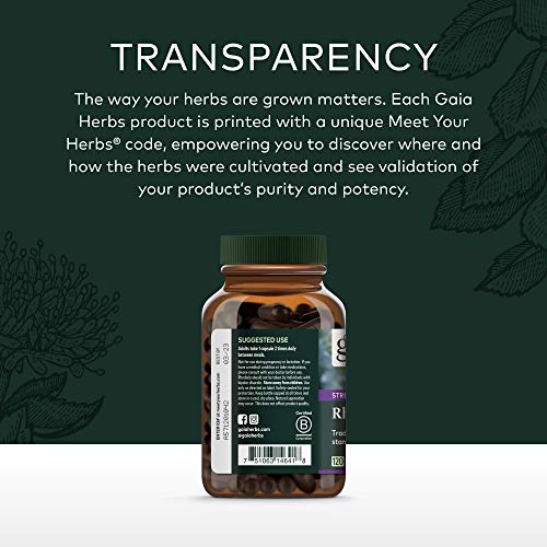 Gaia Herbs Rhodiola Rosea Vegan Capsules - Stress Support