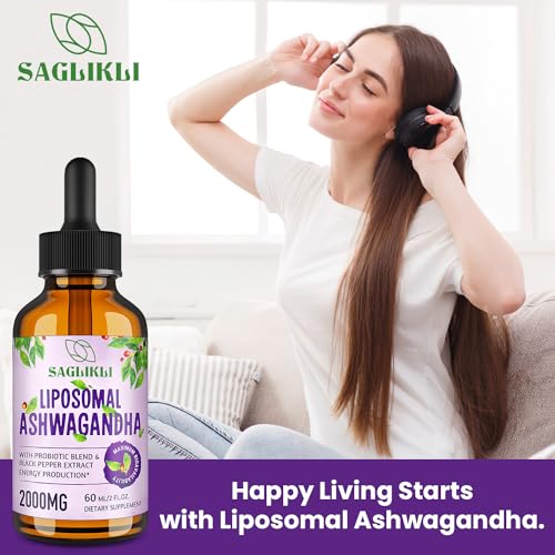 Liposomal Ashwagandha Liquid Drops for Focus and Energy