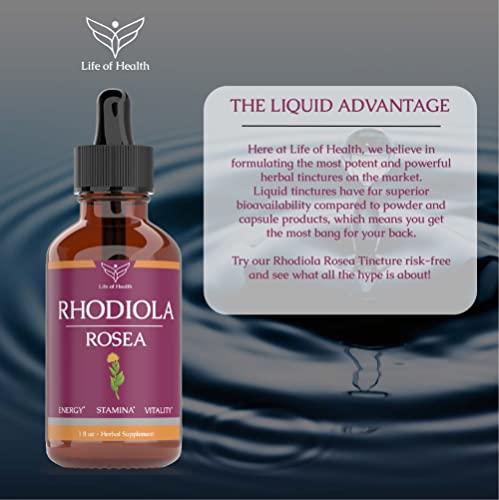 Rhodiola Rosea Extract for Energy, Stamina, Cognitive Support