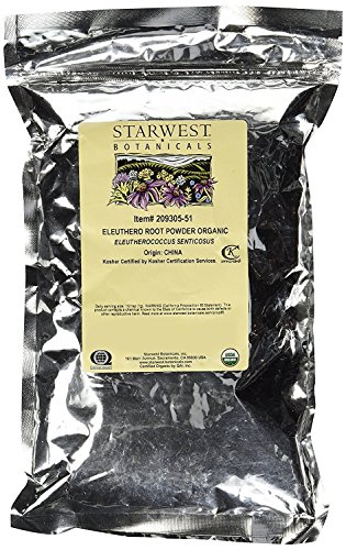 1lb Organic Eleuthero Root Powder for Biohacking