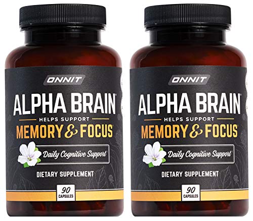 ONNIT Alpha Brain Supplement for Focus & Memory