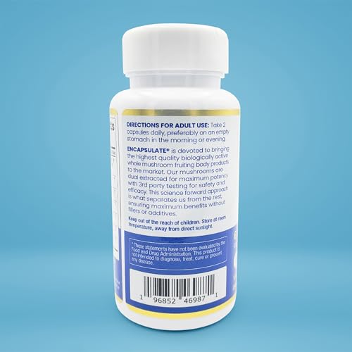 6 Mushroom Blend Caps - Reishi, Chaga, Lion's Mane