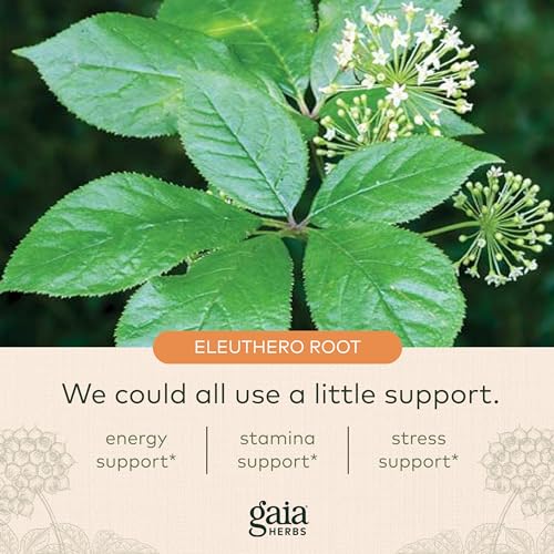 Gaia Herbs Eleuthero Root - Energy & Stamina Boost