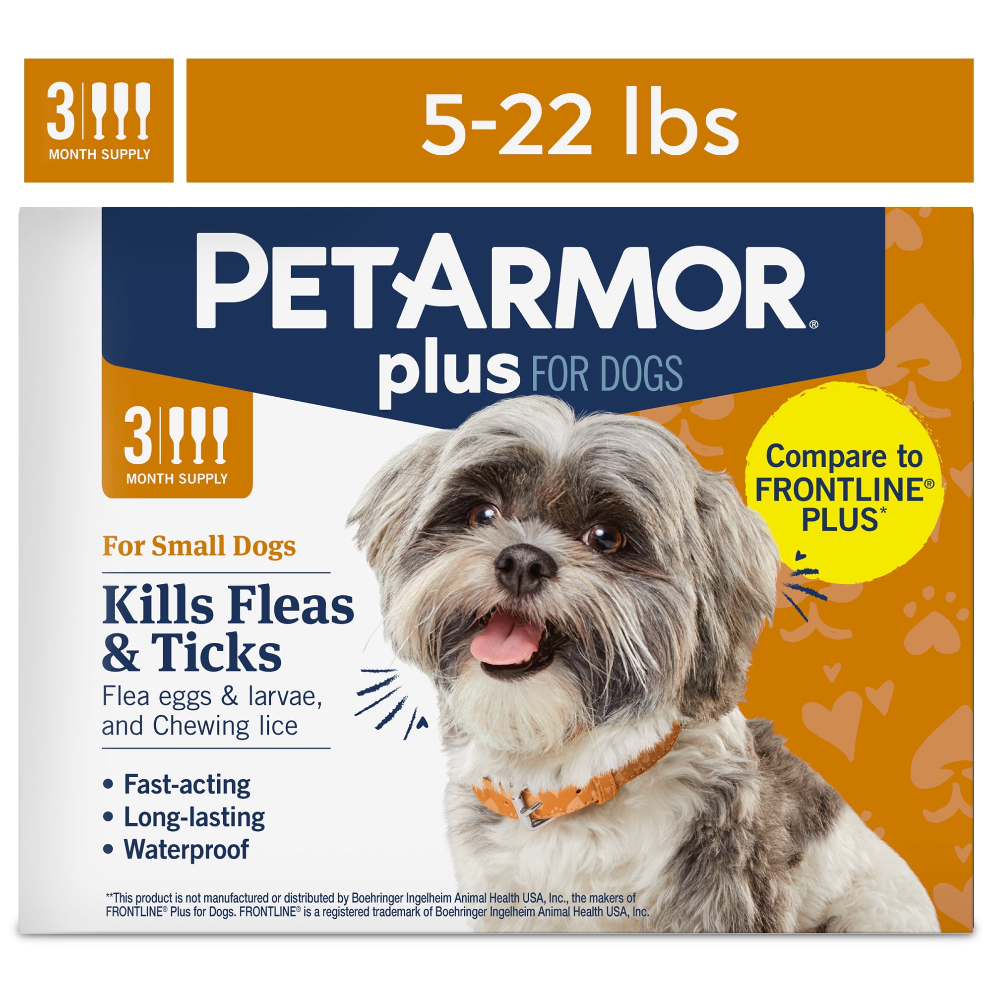 Small Dog Flea & Tick Prevention, 3 Months