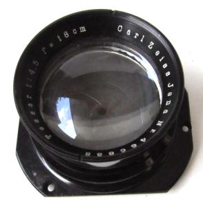 Carl Zeiss Jena Tessar 1:4.5 18cm Lens