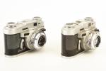 2 Graflex Graphic 35 35mm Film Rangefinder Cameras with 50mm f2.8 Lens AS-IS V29