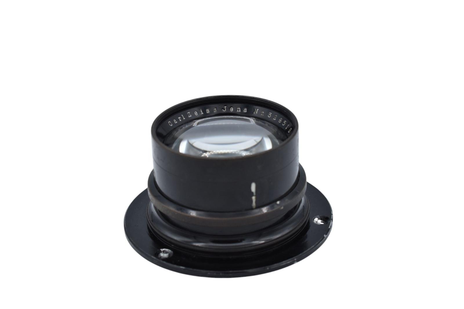 A Carl Zeiss Jena Tessar 1:6.3 f =13cm on a 3 Autographic Kodak Special model A ?? Mmmm, strange