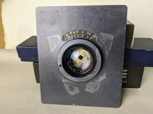 Schneider Kreuznach Tele Xenar 150mm F-1:4.5 Lens w/ Shutter Board Large Format 