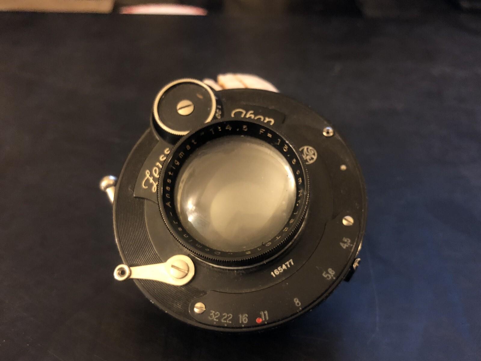 Vintage Zeiss Ikon Shutter Dominar Anastigmat 4.5 13.5 cm Large Format LOOK! 