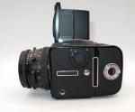 N. MINT BLACK HASSELBLAD 503CW W/ZEISS 80MM F2.8 CF T* LENS/A12 BACK-RECENT CLA