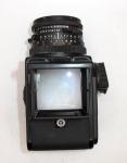 N. MINT BLACK HASSELBLAD 503CW W/ZEISS 80MM F2.8 CF T* LENS/A12 BACK-RECENT CLA