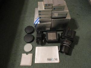 Hasselblad 500C/M Camera w/(2) Zeiss Lenses + Many Accessories