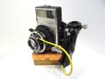 Graflex XL Rangefinder w/Zeiss 100mm 1:3.5 Tessar lens, focusing panel