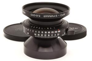 Near Mint Schneider 210mm f5.6 APO-Symmar MC Large Format Lens #47988