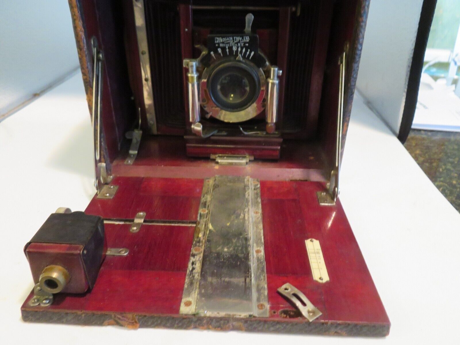 Vintage Gundlac Wood & Brass Large Format Camera