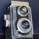 Bundle Graflex 22 Twin Lens Reflex + Case & Agfa CJ587 Compact 35mm Cameras 