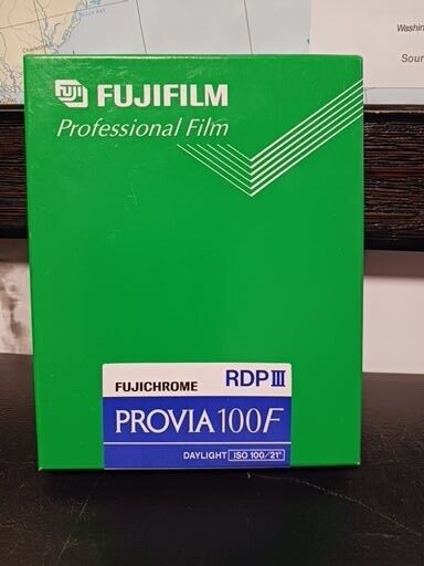 Fujichrome Provia 100F 4x5 Film - 50 Sheets