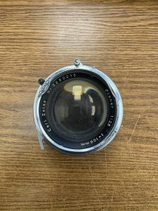 Carl Zeiss Tessar 100mm f/3.5 Large Format Lens in Synchro Compur GHA-175