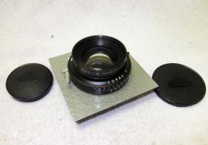 Large Format Rodenstock Sironar-N 5.6/180 MC in Copal 1 Shutter w/4" Metal Board