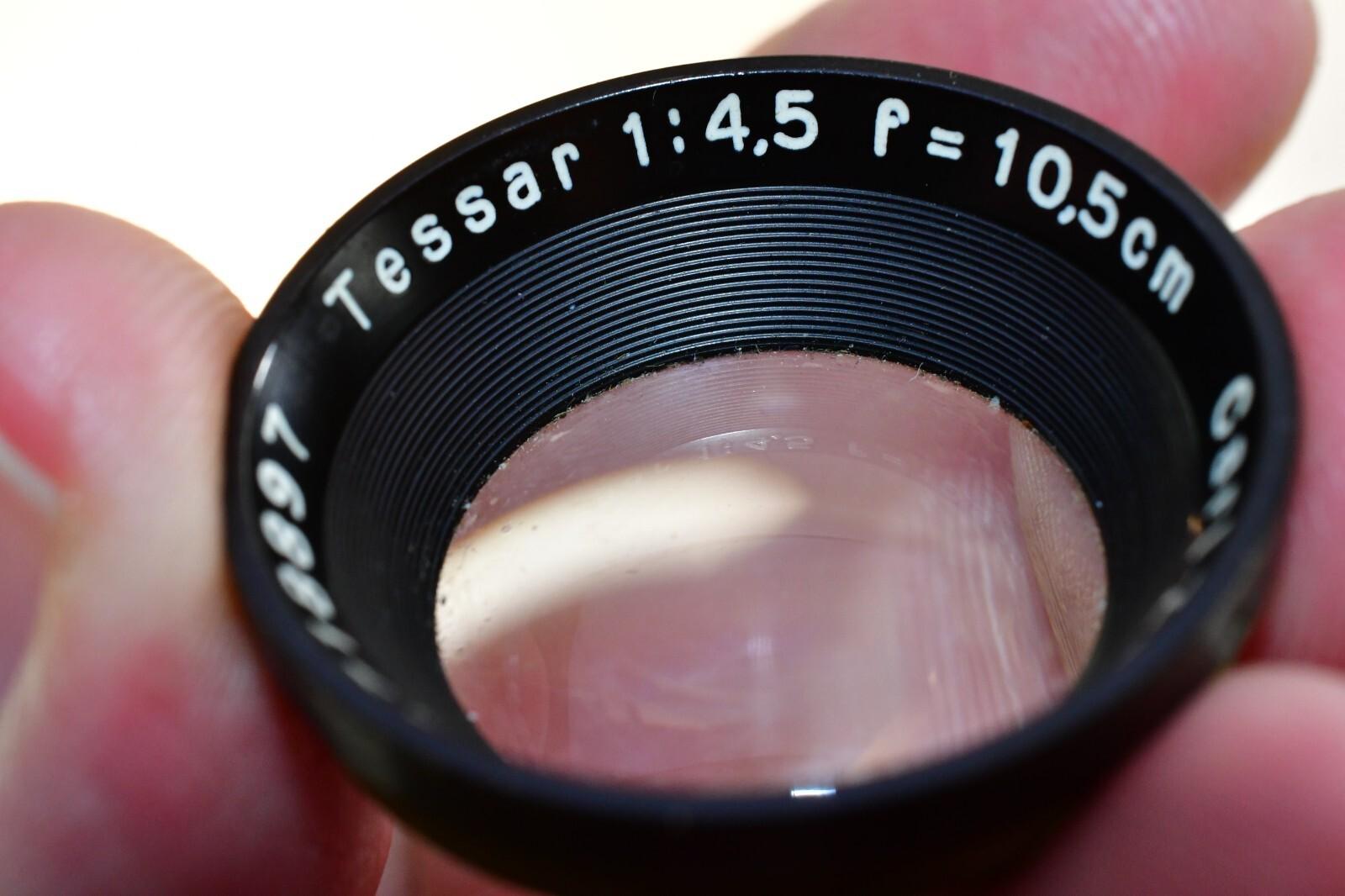 Carl Zeiss Jena Large Format Lens Tessar 1:4.5  F/10.5  1178897