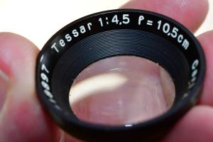 Carl Zeiss Jena Large Format Lens Tessar 1:4.5  F/10.5  1178897